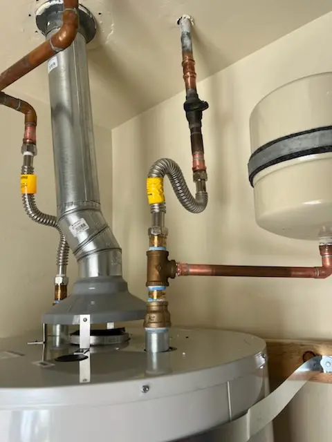 Water heater installation and plumbing repair in Briarforest