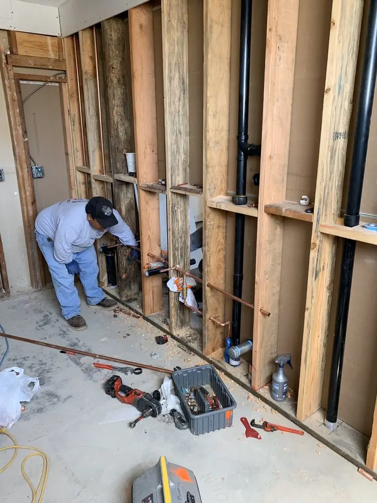 Commercial rough-in plumbing for Commercial Plumbing in Briarforest